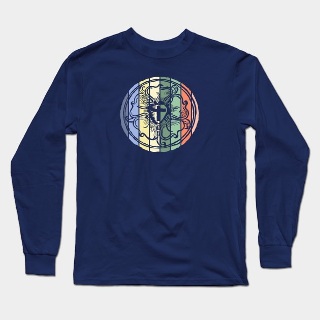 Luther Seal - Vertical Stripes Long Sleeve T-Shirt by Lemon Creek Press